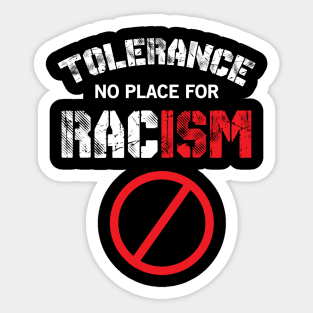 Say No To Racism Sticker